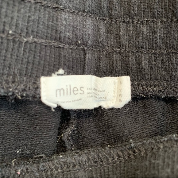 Miles the label boys classic black joggers - 6 - Picture 4 of 6